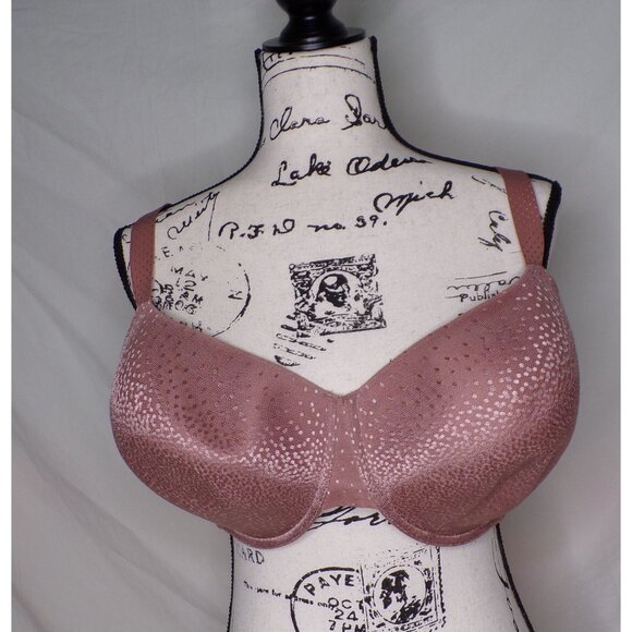 🆕WACOAL Back Appeal Underwire T-Shirt Bra 40DD Praline Brown #853303 - Picture 4 of 8